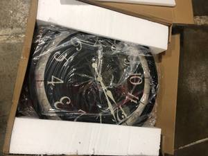 FirsTime & Co. 24 in. Compass Rose Wall Clock Customer Returns See Pictures