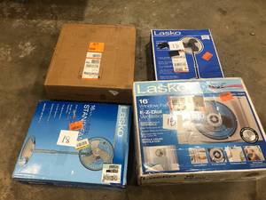 Lot of Assorted Fans Various Models and Conditions Customer Returns See Pictures
