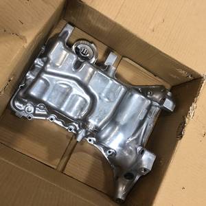 A-Premium Engine Oil Pan with Drain Plug Compatible with Honda Civic 2016-2020 1.5L