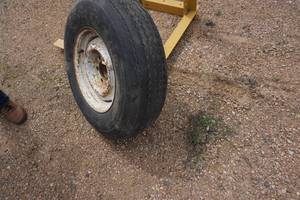 1 - Goodyear Workhorse Trailer Tire and Rim