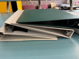 lot 81 image: Four Three-Ring Binders and Binder Dividers