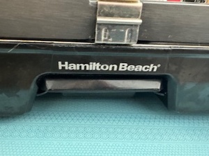 lot 26 image: Hamilton Beach Electric Griddle and Hamilton Beach Panini Press Sandwich Maker
