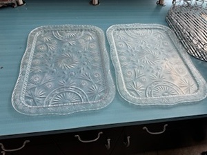 lot 56 image: Pair of Plastic Serving Trays