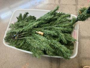 lot 94 image: Artificial Christmas Tree (Estimate 5 plus tall)