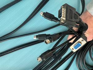 lot 109 image: Two 24 Foot Low Voltage Computer Cables