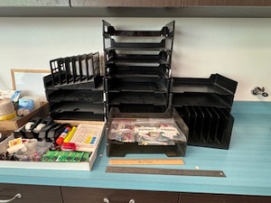 lot 140 image: Large Lot of Office Organization, File Storage, Supplies and more