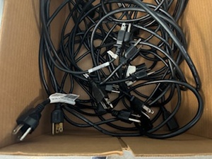 lot 144 image: Nine Power Cords