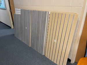 Wood Slatwall Panels No Hangers