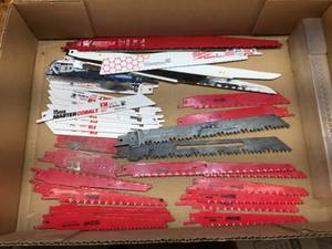 lot 48 image: Variety Reciprocating Saw Blades - Many New