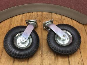 lot 77 image: 2 CCM 10 Swivel Castor Wheels
