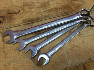 lot 95 image: 4 ACE Pro Series SAE Combination Wrenches