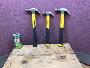 lot 99 image: 3 Stanley Hammers