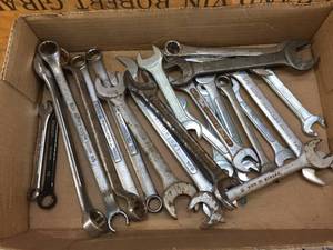 lot 108 image: Variety Box End - Open End Wrenches
