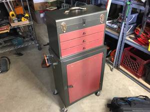 lot 113 image: Tool Cabinet - Misc Tools