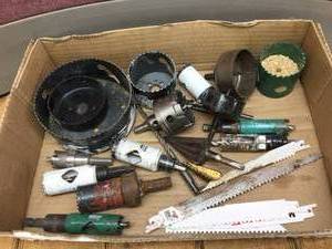 lot 120 image: Group Hole Saws & Blades
