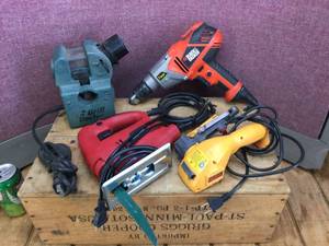 lot 93 image: Electric Drill - Sharpeners - Jig Saw