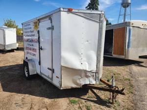 lot 9 image: 2014 RC Trailers 10ft Single Axle Enclosed Trailer