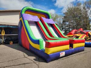 18 Ft Double Bay Dry Slide