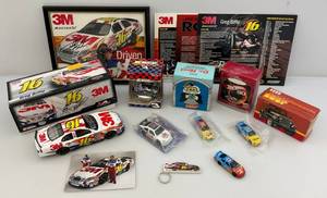lot 120 image: Misc. Die Cast NASCAR Cars & More (Some Autographed)