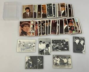 lot 129 image: Vintage Beatles Collector Cards
