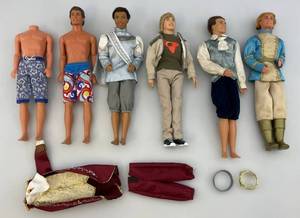lot 144 image: Misc. Vintage Ken Dolls (Some Missing Parts)