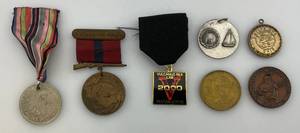 lot 156 image: Misc. Vintage Medals & More Including 1940s Winter Carnival
