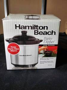lot 112 image: Hamilton Beach Party Dipper Food Warmer - 16 oz
