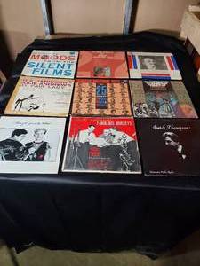 lot 187 image: Lot of Vintage Vinyl Records Including Classic Jazz, Film Soundtracks, and Famous Hits
