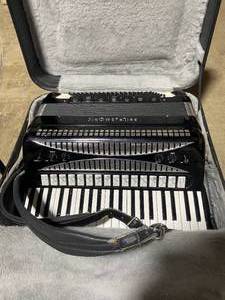 lot 6 image: Philharmonic Accordion with Custom Velvet Case