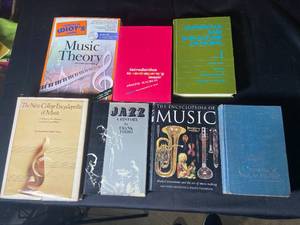 lot 23 image: Diverse Collection of Music Theory and History Books - 7 Items