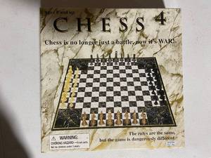 lot 29 image: Chess 4 Player Board Game - Expanded Play for 4 People