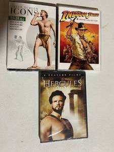 lot 34 image: Classic Movie DVD Collection Indiana Jones, Hercules, Tarzan