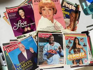 lot 44 image: Vintage & Modern Magazine Collection - Parade, People, and More