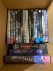 lot 61 image: Assorted Collection of Movies on DVD and VHS