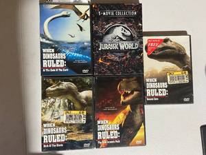 lot 64 image: Dinosaur Movie DVD Collection Featuring Narration by Jeff Goldblum
