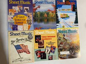 lot 84 image: Vintage Sheet Music Magazine Collection - 20 Assorted Issues