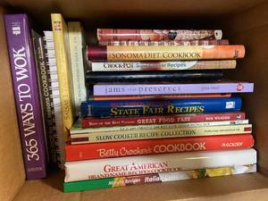 lot 226 image: Assorted Collection of Cookbooks - Varied Cuisine and Techniques