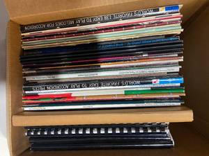 lot 231 image: Assorted Collection of Accordion Music Books and Magazines
