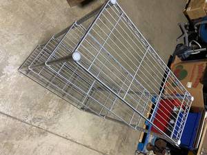 lot 240 image: Industrial Steel Wire Racks, Set of 4