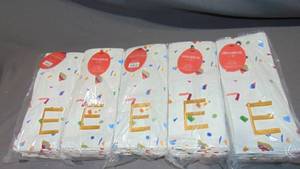 lot 9 image: 30 Pack Lot Opal house 40 Sheared Terry Monogram E Cotton Towel Set 15x25 Fun Colorful