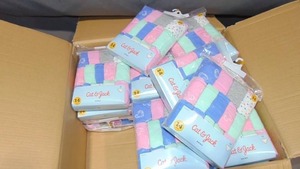 lot 39 image: 336 Pair 14 Pair To A Pack  Heart Tie-Dye Cotton Bikini - Cat & Jack Size14