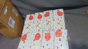 48 Pack Lot Opalhouse 40 Sheared Terry Monogram K Cotton Towel Set 15x25 Fun Colorful