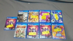 Mixed Lot of PS4