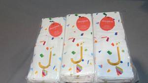 18 Pack Lot Opalhouse 40 Sheared Terry Monogram J Cotton Towel Set 15x25 Fun Colorful