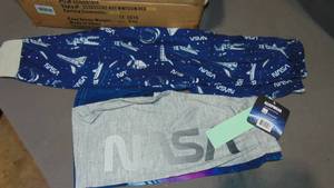 12 Pack NASA Boys Pajama Sleep Shorts, 2-Pack, Size 67