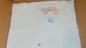 6 Pack Lot Knox Rose Cream Short Sleeve Size XS