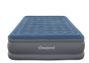 Beautyrest Extraordinaire 16 Full Inflatable Blow up Air Bed Mattress with Built-in Pump