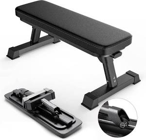 Quality Foldable Flat Bench for Multi-Purpose Weight Training and Ab Exercises