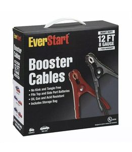 Everstart Jumper Cables 12 Feet 8 AWG Gauge