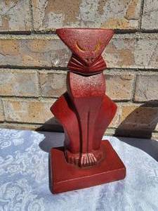 lot 23 image: Hubley Cubist Art Deco Cat Figure